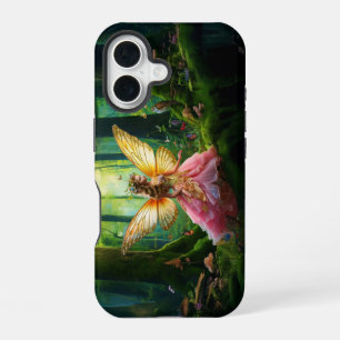 Coque iPhone 16 Une féerie magique forêt boisée