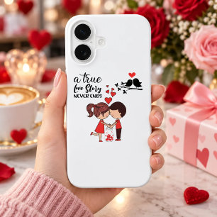 Coque iPhone 16 Une véritable histoire d'amour Couple mignon