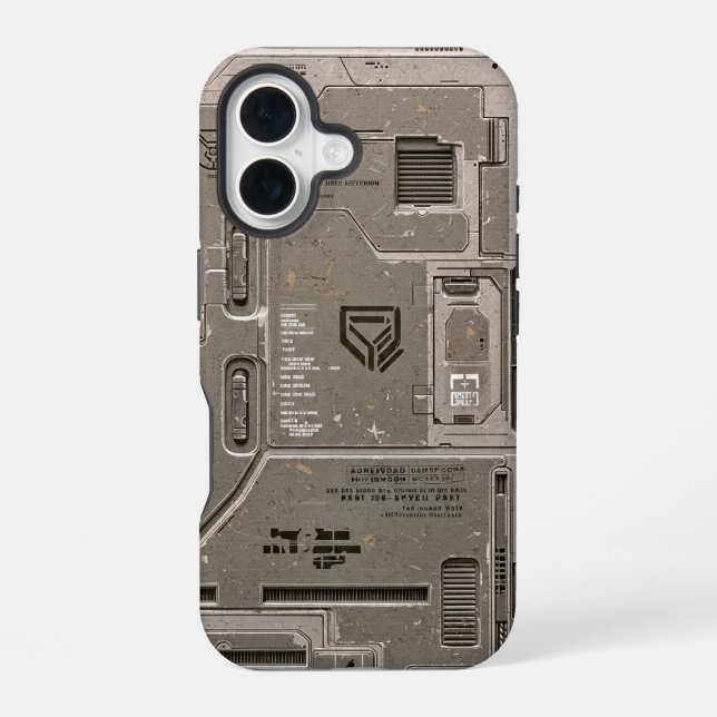 Coque iPhone 16 UNIT-77 #002 : Bastion orbital 2152 (Verso)