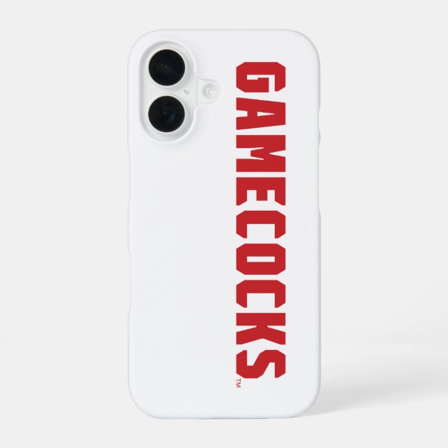 Coque iPhone 16 Université d'État de Jacksonville Gamecocks Logo R (Verso)