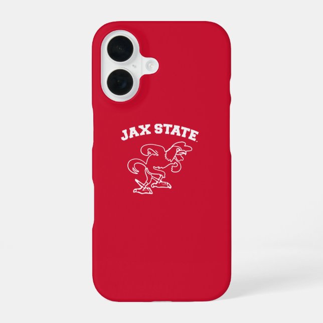 Coque iPhone 16 Université d'État de Jacksonville JAX State Gameco (Verso)