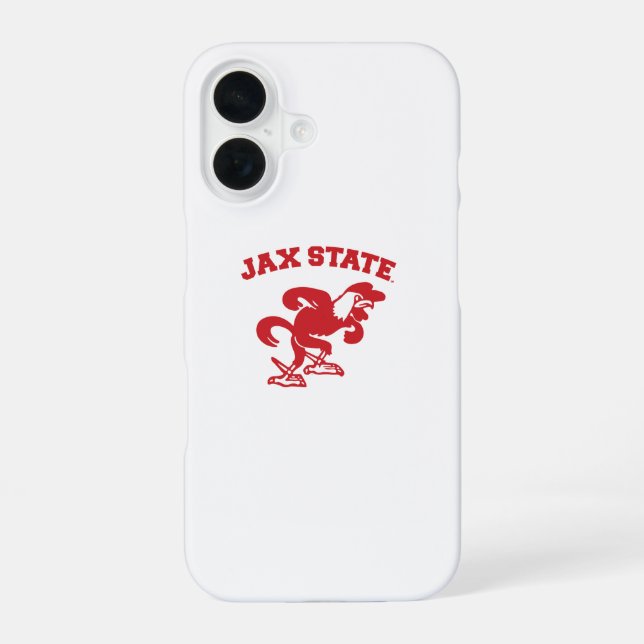 Coque iPhone 16 Université d'État de Jacksonville JAX State Gameco (Verso)