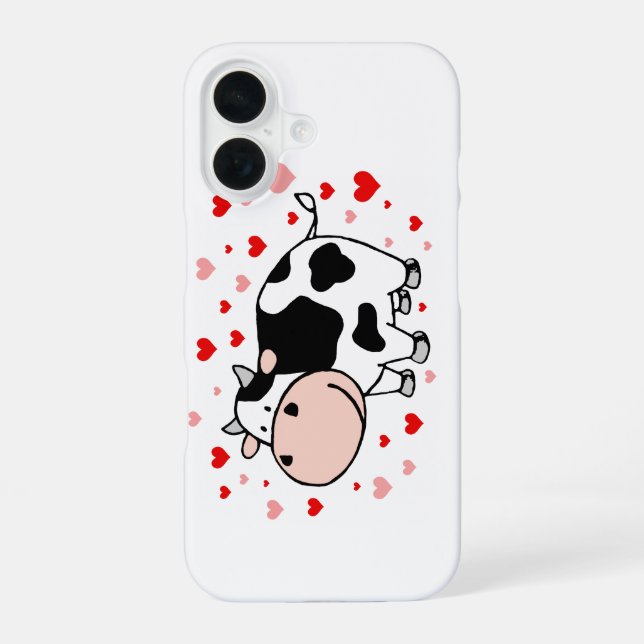 Coque iPhone 16 Vache (Verso)
