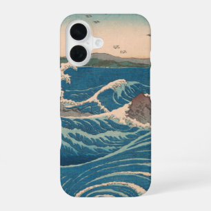 Coque iPhone 16 Vagues japonaises Naruto Tourbillon Océan Art