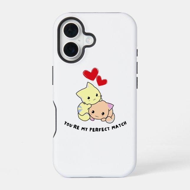 Coque iPhone 16 Valentin parfait (Verso)