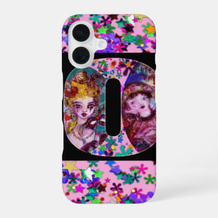 COQUE iPhone 16 VALENTINE VENITIEN MASQUERADE MONOGRAMME LETTRE O