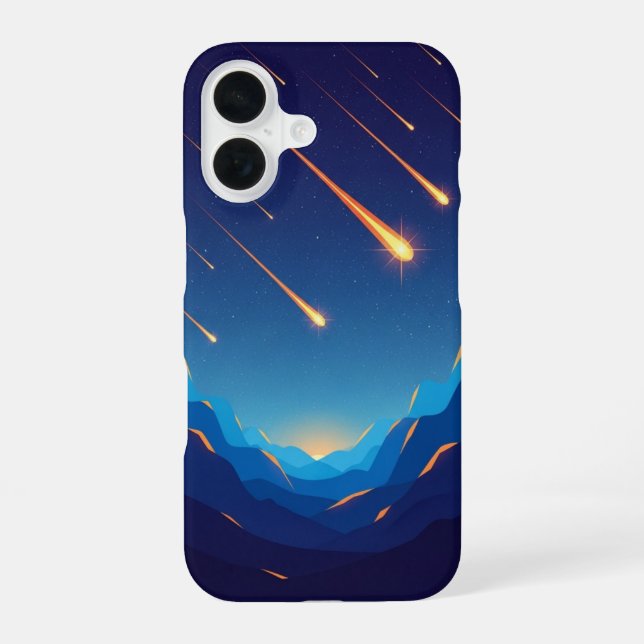 Coque iPhone 16 Vallée Rétro Starfall (Verso)