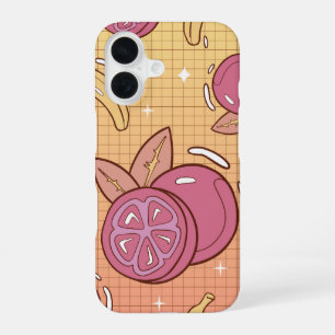 Coque iPhone 16 Vaporwave Citron Banane
