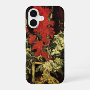 Coque iPhone 16 Vase avec Gladioli, oeillets de Vincent van Gogh