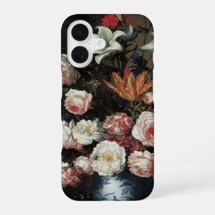 Coque iPhone 16 Vase de fleurs près d'une fenêtre, Balthasar van d
