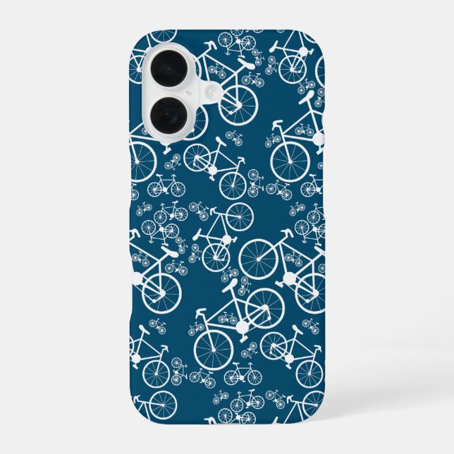 Coque iPhone 16 Vélos grands et petits  (Verso)