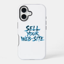 Vendez Votre Site Web Typographie en détresse Bleu