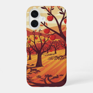 Coque iPhone 16 Verger de pommiers vintage