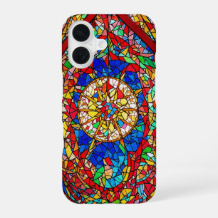 Coque iPhone 16 Verre Abstrait Vibrant