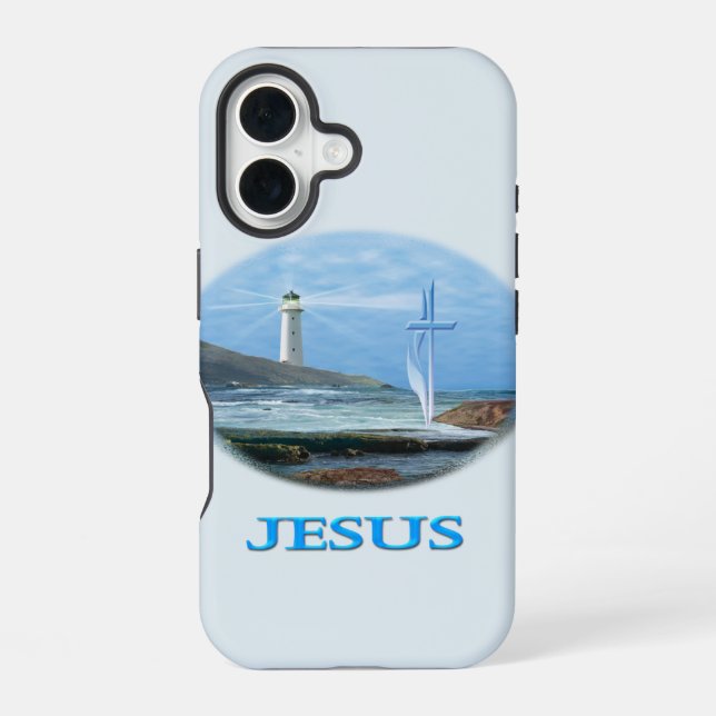 Coque iPhone 16 Verset biblique (Verso)