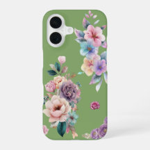 Vert sauge floral