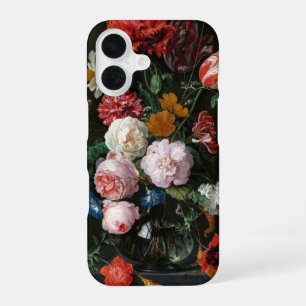 Coque iPhone 16 Vie morte avec fleurs Jan Davidsz de Heem