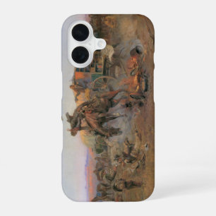 Coque iPhone 16 Vieux Cowboys, l'ennui du cuisinier de camp par CM