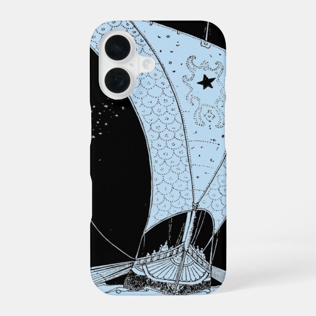Coque iPhone 16 Viking Longship (Verso)