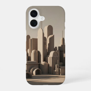 Coque iPhone 16 Ville arrondie vintage