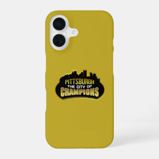 Coque iPhone 16 Ville de Pittsburgh