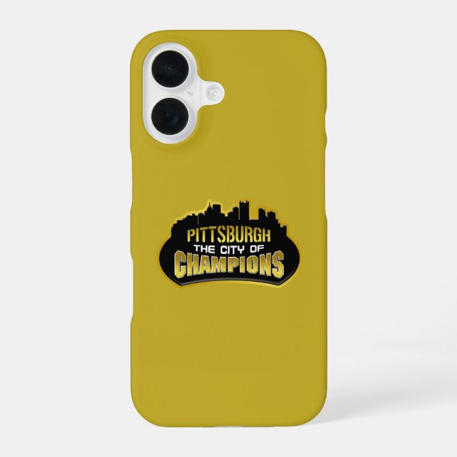 Coque iPhone 16 Ville de Pittsburgh (Verso)
