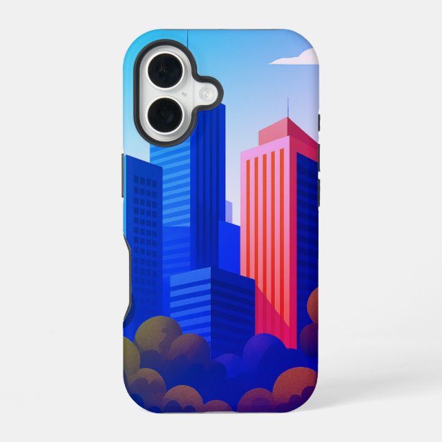 Coque iPhone 16 Ville moderne (Verso)