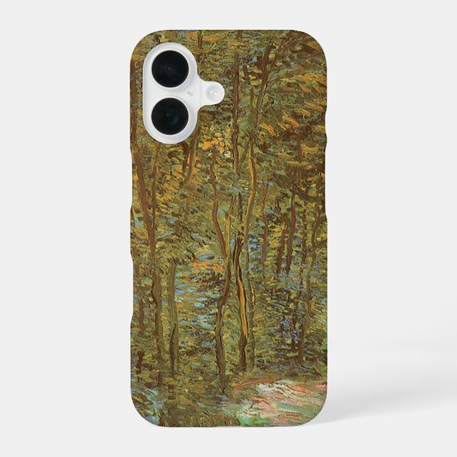 Coque iPhone 16 Vincent van Gogh - Chemin dans les Bois (Verso)