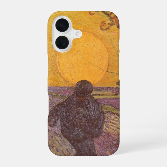 Coque iPhone 16 Vincent van Gogh - Le Semeur (Verso)