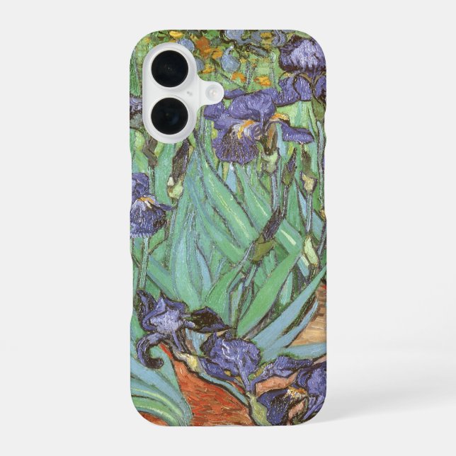 Coque iPhone 16 Vincent van Gogh - Les Iris (Verso)