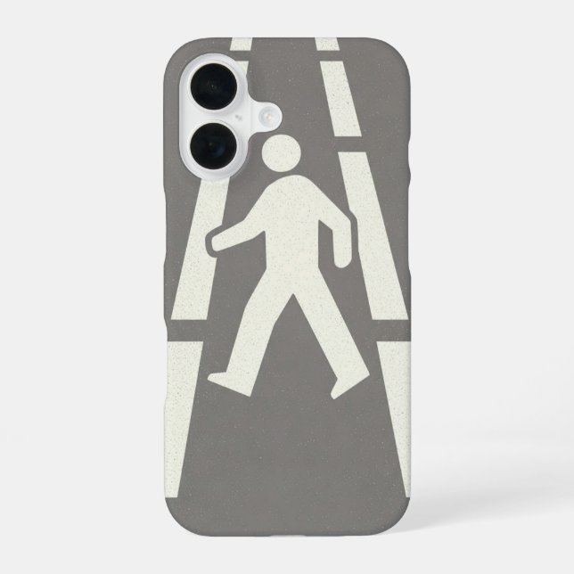 Coque iPhone 16 Vintage Walk Path Mark (Verso)