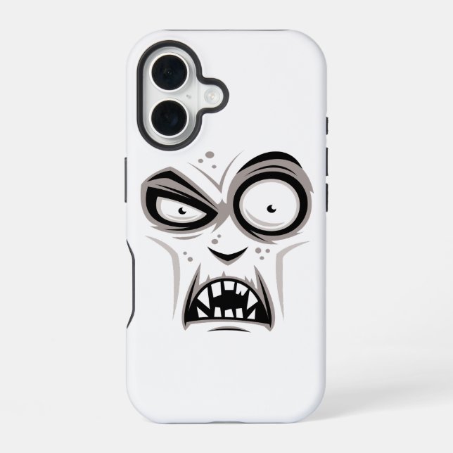 Coque iPhone 16 Visage de Vampire Nosferatu (Verso)