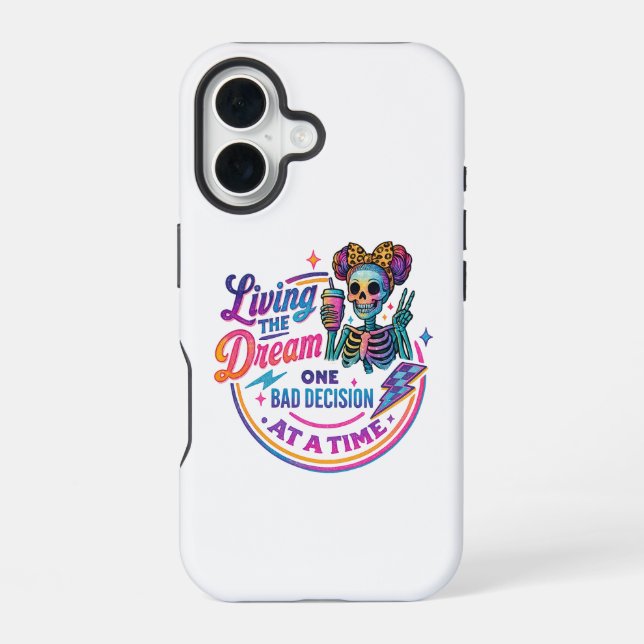 Coque iPhone 16 Vivre le rêve...  (Verso)
