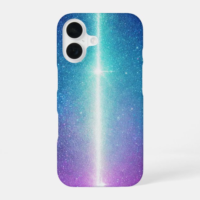 Coque iPhone 16 Voie Lactée brillante et boîtier téléphonique Auro (Verso)