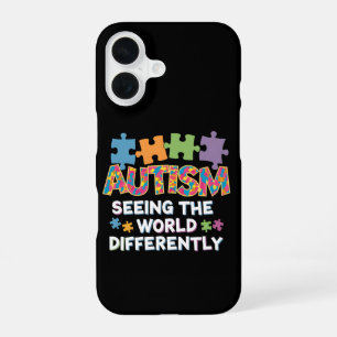 Coque iPhone 16 Voir le monde différemment Sensibilisation à l'aut
