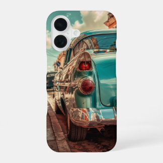 Coque iPhone 16 Voiture Vintage
