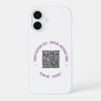 Votre code QR - Texte et couleurs personnalisés Pe