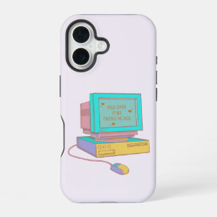 Coque iPhone 16 Votre e-mail ne me trouve pas très drôle Rétro