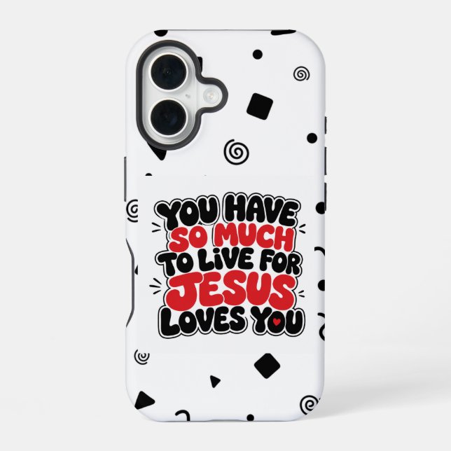 Coque iPhone 16 Vous avez tant à vivre (Verso)
