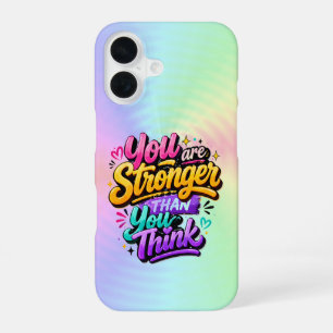 Coque iPhone 16 Vous êtes plus fort que vous ne le pensez