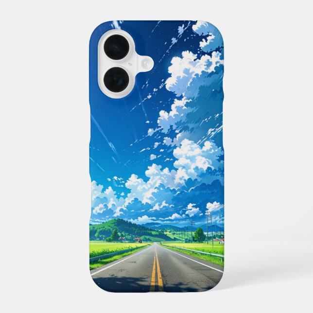 Coque iPhone 16 Voyage d'été (Verso)