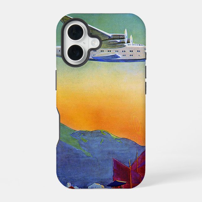 Coque iPhone 16 Voyage transpacifique (Verso)