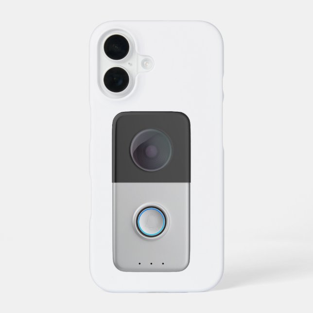 Coque iPhone 16 Vue avant de la porte vidéo intelligente (Verso)