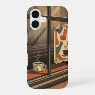 Coque iPhone 16 Vue de la fenêtre du café