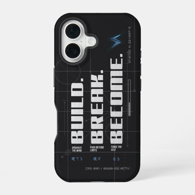 COQUE iPhone 16 VYTROS : C.O.R.E. STACK "DISCIPLINE" FORME PHYSIQU (Verso)