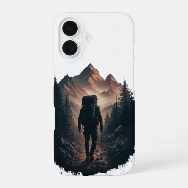 Coque iPhone 16 Wanderlust Horizon (Verso)