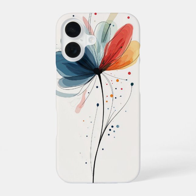 Coque iPhone 16 Whispers doux (Verso)
