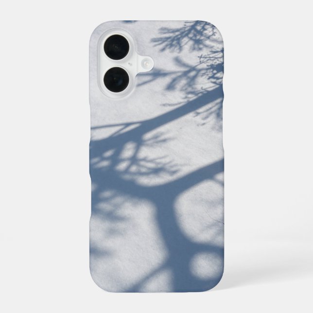 Coque iPhone 16 Winter Tree Shadow Fresh Snow Phone Case (Verso)