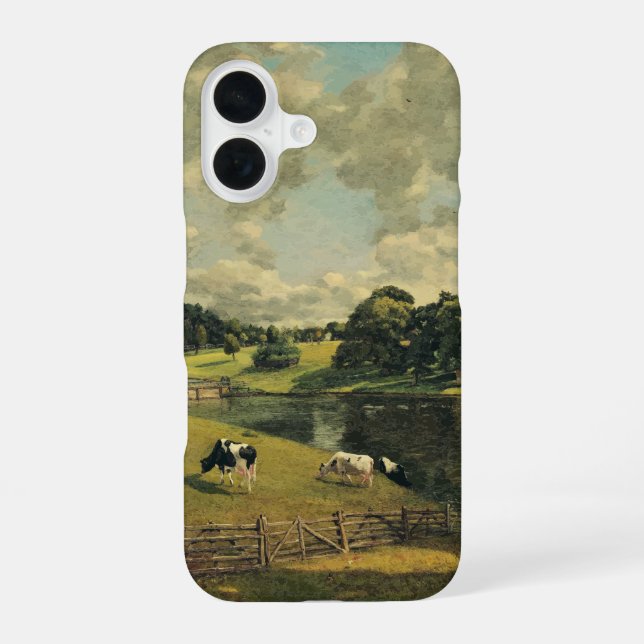 Coque iPhone 16 Wivenhoe Park par John Constable (Verso)