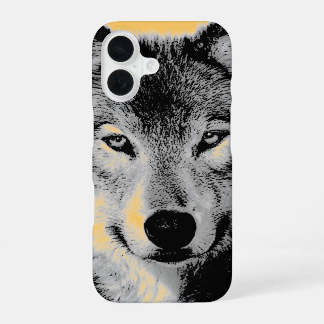 Coque iPhone 16 Wolf Eyes (Verso)